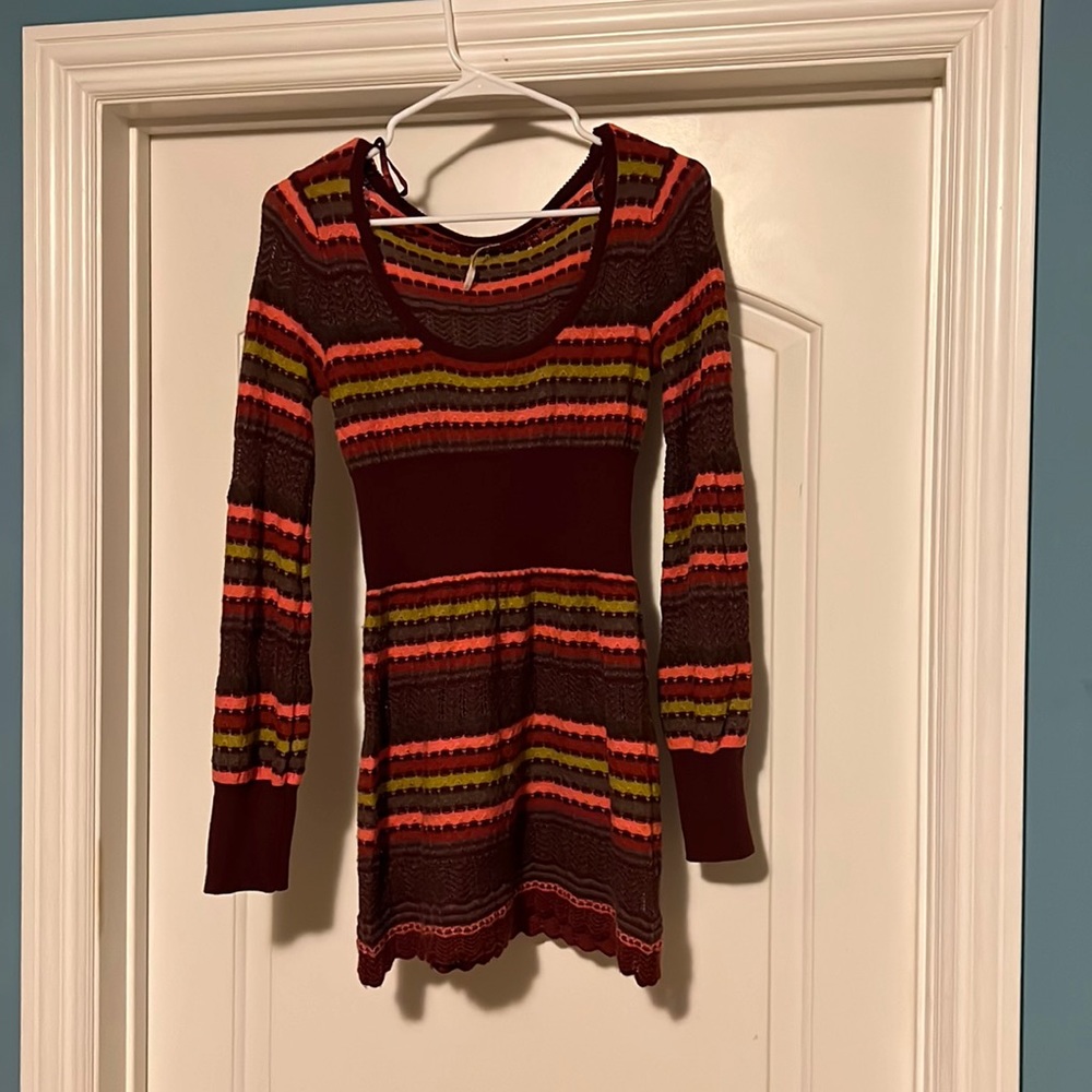 Free People Mini Striped Dress